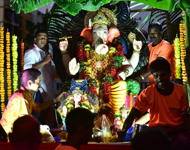 ganesh poojan by peple