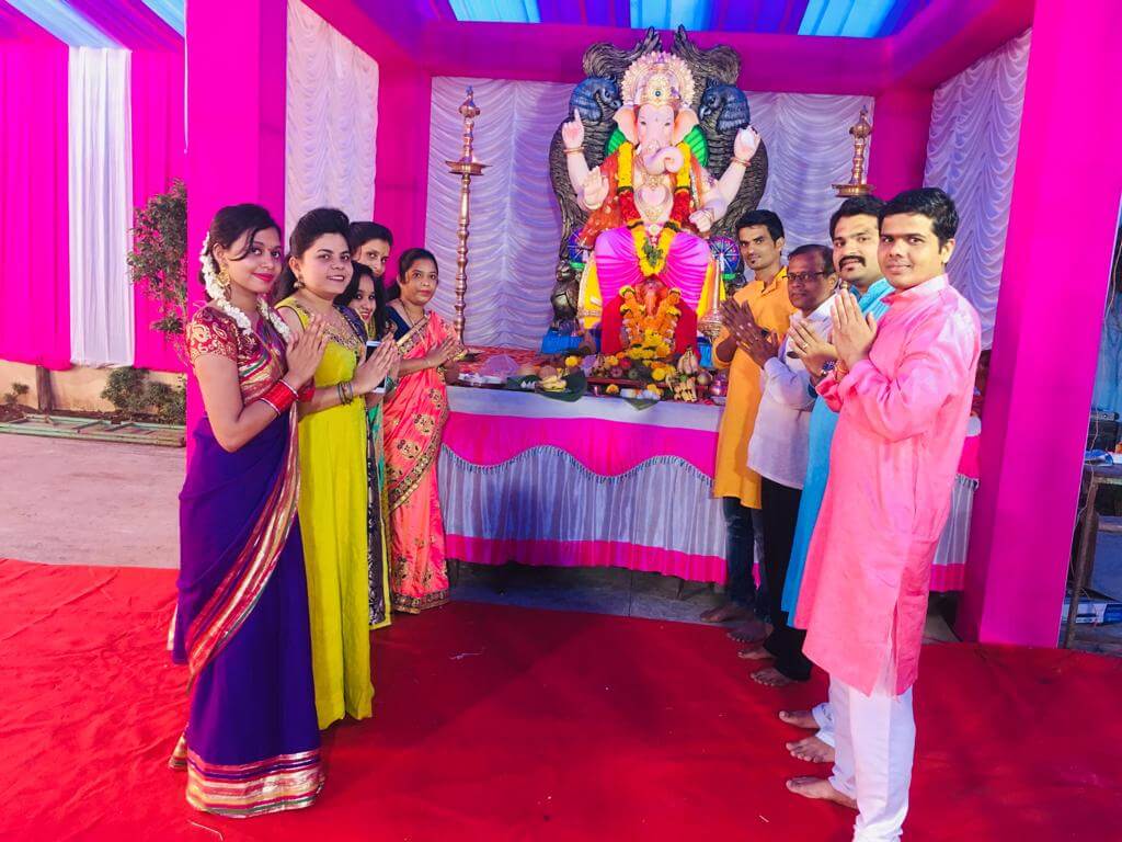 ganesh poojan by peple